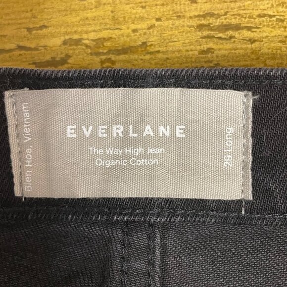 Everlane The Way-High® Jean Black Sz 29 LONG - Picture 10 of 12